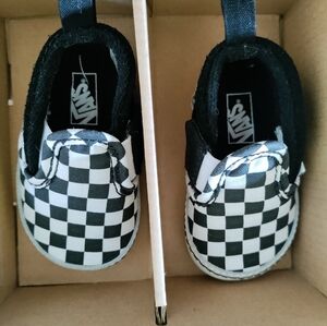 Infant checkered Vans